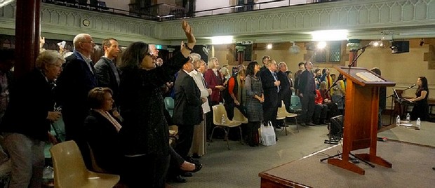 Worship at Newtown Mission