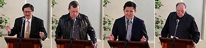 Ps. Jonathan, Rev. Peter, Ps. David and Gordon