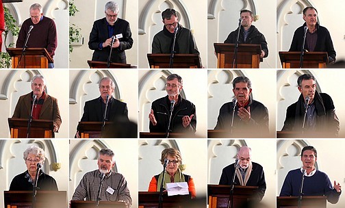 Rev. Craig, Bjorn, Rev. Antony, Ps. Louis, Ps. Howard, Ps. David, Ps. Dennis, Rev. Owen, Ps. John, Ps. Martin, Barbara, Ps. Ian, Jan, Ron and Dr. Paul